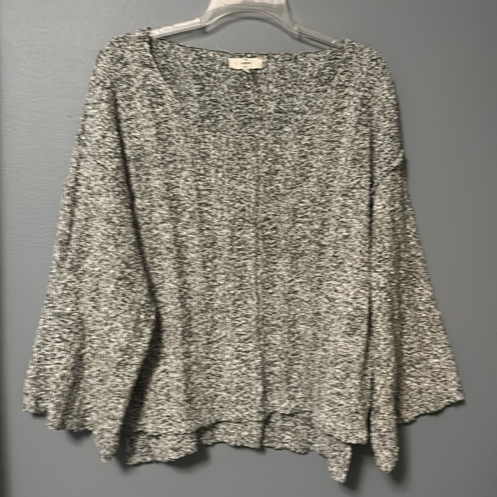 Entro baggy olive/white sweater